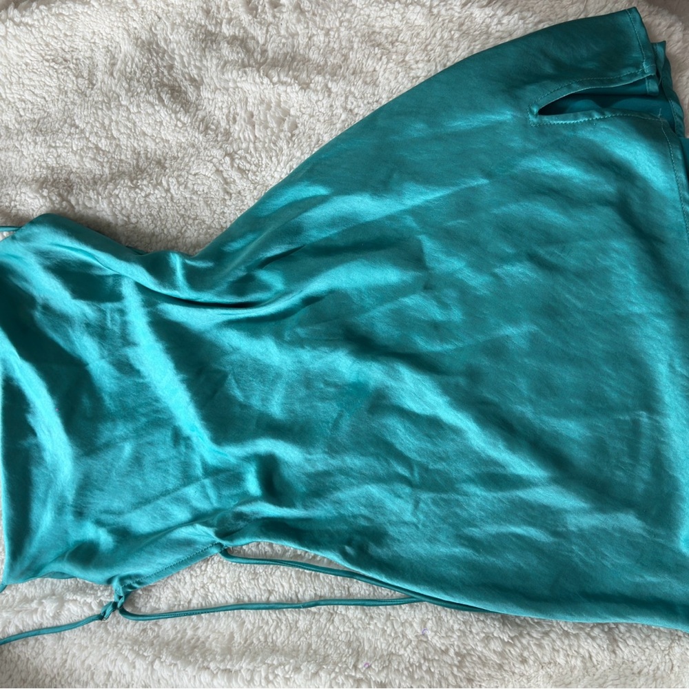 Teal Mini Dress